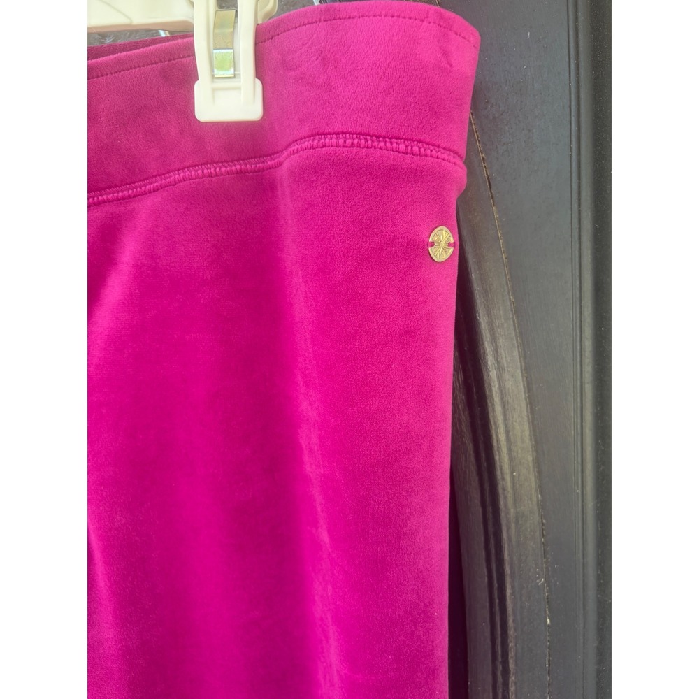 Lilly Pulitzer Hot Pink Velour Zip Hoodie Set - Picture 11 of 15